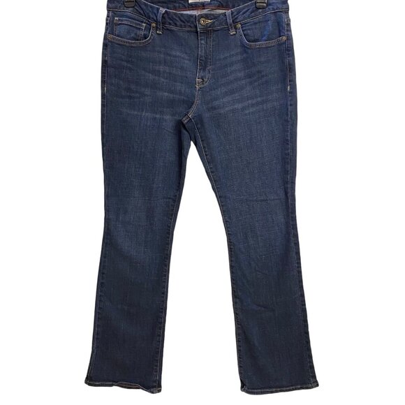 TOMMY HILFIGER boot cut‎ denim size 12 - Picture 2 of 6